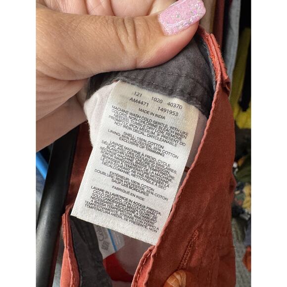 Columbia Men's Orange Washed Out Shorts Size 34 Inseam 10inch - Picture 4 of 4